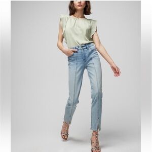 White House Black Market High Rise Cropped Jeans